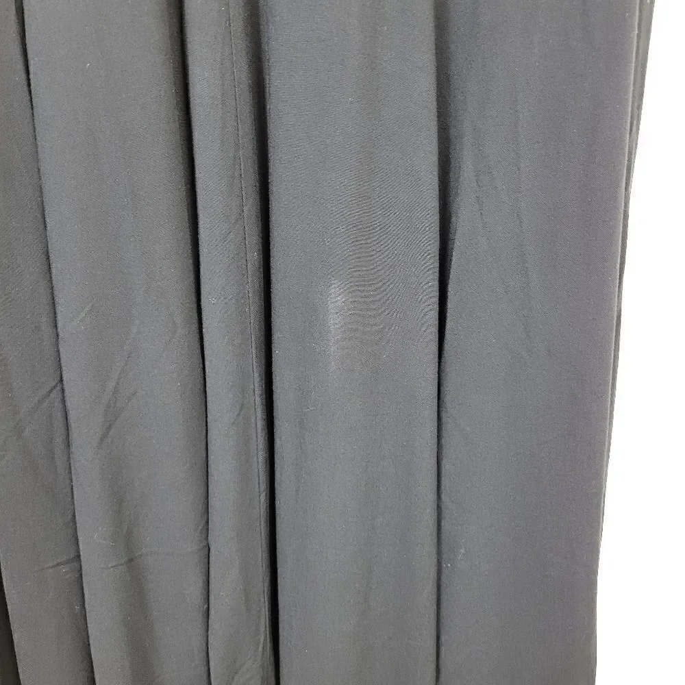 Torrid Lace-Up Challis Trapeze Maxi Dress – Black 00 (10) - Picture 7 of 13